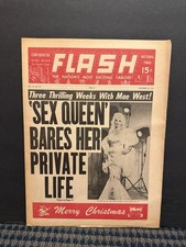 1965 Confidential Flash NewsPaper, Sex Queen Mae West Bares Private Life (VRN10P picture
