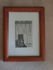 Small Rolleiflex Ad From Apx. Mid-1930s Or 1940s From National Geographic. Rare picture