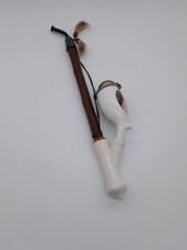 Antique Bavarian hunting pipe made of natural porcelain picture