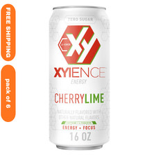 Xyience Cherry Lime Energy Drink 16 fl oz Cans, Pack of 6 – Zero Sugar Energy picture