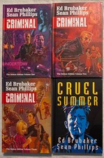 Criminal: The Deluxe Edition Volumes 1 2 3 & Cruel Summer All Sealed Ed Brubaker picture