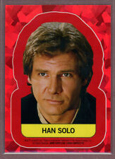 2023 Topps Chrome Star Wars ROTJ Sapphire Sticker Reprint #36 Han Solo SP picture