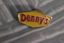Denny’s Restaurant Logo Advertising Lapel Pin / Tie Tack - Yellow & Red picture
