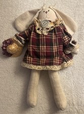 VIntage “RARE” Attic Babies Easter Bunny Rag Doll Collectible Item picture