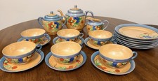 Vintage Japanese Tea Set 23 Pc Service for 6 Takito TT Hand Painted Floral picture