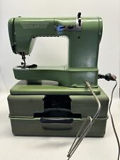 VIntage Elna Supermatic Sewing Machine with Carrying case Made in Swiss picture