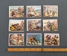 Topps 1950s Freedoms War Korean War Trading Cards Lot of 9 picture