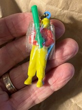 Vintage Baseball Player w/ Bat Puzzle Keychain 1950’s Take Apart picture