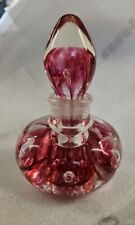 Vintage St.Clair Glass Perfume Bottle and Paperweight by Joe Rice 6