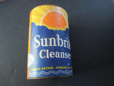 SUNBRIGHT CLEANSER ADVERTISING TIN CAN SWIFT & CO. USA 1920's 13oz picture