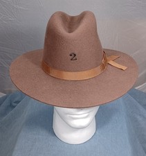 Spanish American War hat old reproduction ventilated crown insignia sz S picture