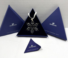 Swarovski 2010 Christmas Ornament Crystal Original Box picture