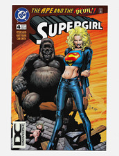RARE Supergirl #4 DCU LOGO Comic Book picture