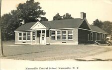 Postcard RPPC New York Masonville Central School occupation 23-6014 picture