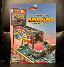 Stern Pinball Frameable Brochure - 8.5'' x 11'' - King Kong Premium - x2 Copies picture