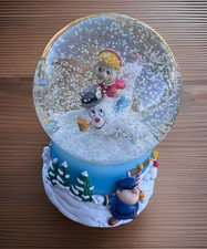 Vintage 2000 Enesco Frosty the Snowman Musical Snow Globe Snowglobe Working picture