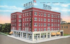 Corsicana, Texas Postcard Navarro Hotel  c 1940s  H11 picture