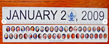 2009 Barack Obama 44 Presidents memorabilia flexible ruler picture