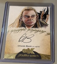 2022 Cryptozoic CZX Middle Earth 1/1 Orlando Bloom Sketch Autograph Neil Camera picture