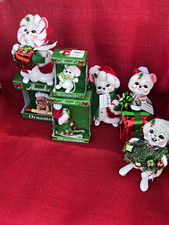 Annalee Holiday Set of 7 Mouse Ornaments NEW picture