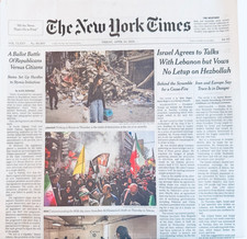 The New York Times Newspaper April 10 2026  Complete Print Paper Unread NYT picture