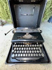1937 Royal Model O Touch Control Portable Typewriter Working w Original Case picture