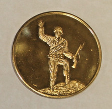 Fort / Ft Benning Georgia Home of Infantry Vintage Army Challenge Coin picture