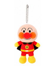 Anpanman Official Plush Doll Series :  Anpanman SD 13cm Key chain Bag Charm picture