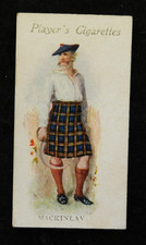 Mackinlay - Scottish Highland Clans Series Players Cigarette Card 1908 vgc picture