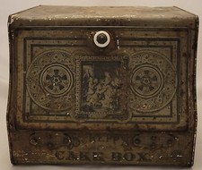 Antique Schepp's Rustic Cake Box picture