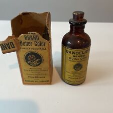 Vintage Dandelion Brand Butter Color Wells & Richardson Co. Burlington VT picture