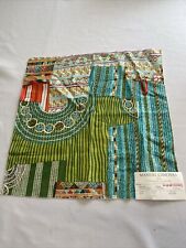 Manuel Canovas Fabric Sample Jeema Turquoise Linen 17x17 inches picture