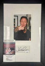 Authentic Julian Lennon Signed Cut 9x14 Framed AUTO JSA COA & bonus added always picture