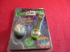 R.L. Stine Goosebumps LCD Watch & Curly the Skeleton Keychain *NEW* Nelsonic picture