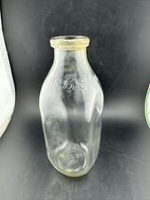 Vintage Embossed Quart M.B.S. Inc. Universal  Glass Milk Bottle 📦 picture