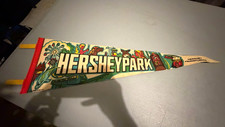 Vintage Hersheypark Hershey Pennsylvania Collectible Souvenir Pennant picture