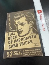 1943 “Ted Annemann’s Full Deck Of Impromptu Card Tricks Old Vintage Magic Book picture
