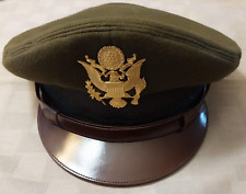 Authentic WW2 US Army Officer Visor Hat picture