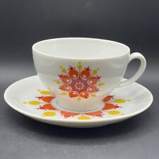 Winterling Schwarzenbach Bavarian Retro Teacup and Saucer Germany picture