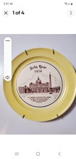 Holy Year 1950 St. Peter's Vatican City Monarch Dinnerware Plate Yellow Trim  picture