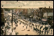 Tillsonburg Old Boys' Reunion Parade Vintage Postcard 1909 Ontario picture