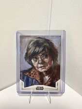 2026 Topps Star Wars Chrome - 1/1 Beru Lars Oil Sketch - Art by James Harris picture