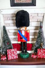 Vintage Kein Spielzeug Wooden Christmas Nutcracker Germany British Palace Guard picture