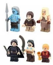 Game of Thrones GOT Custom Minifigures Arya Stark Jon Drogo Daenerys Tryion WW picture