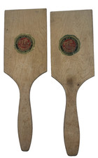 Munising MI Wood Products Company Kitchen Vintage Michigan Utensils Cooking  picture