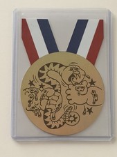 RARE 2026 Garbage Pail Kids Bizarre Competitions Wave 2 Medal Rattlesnake Relay picture