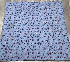 Rare Vtg 50's 60's Cowboys & Indians Western Baby Blanket Throw 42x40 picture