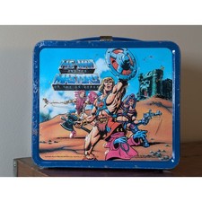Vintage 1984 He-Man Masters of the Universe Aladdin Metal Lunchbox MOTU picture