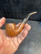 Vintage Milan Italy Import  Carved Smoking Pipe 6in Apple style  picture