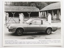 Vauxhall Cavalier 1.9 GLS Coupe Car Motoring Automobile UK Press Photo 1977 picture